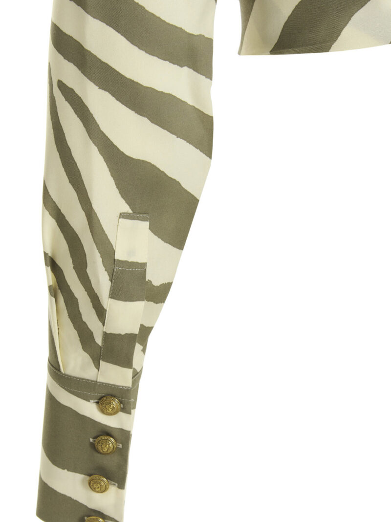 Zebra shirt 71% vi 29% tl BALMAIN Multicolor