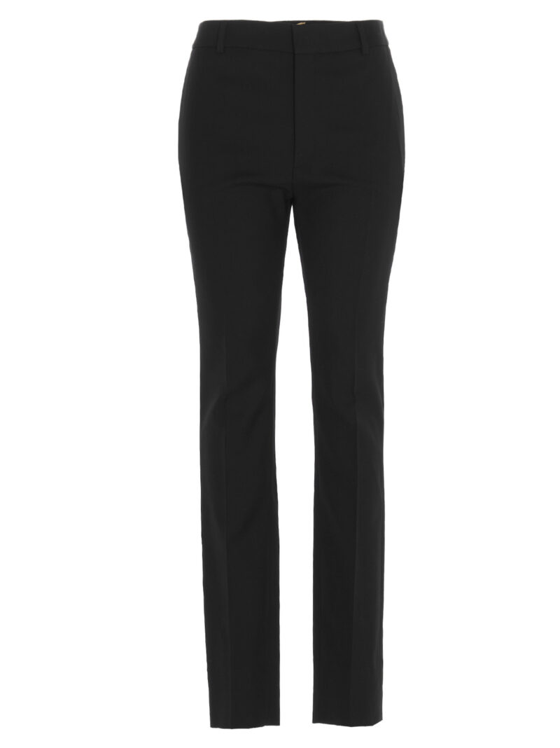 Wool trousers SAINT LAURENT Black