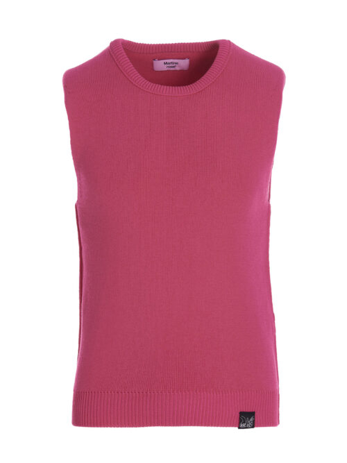 'Shrunken' vest MARTINE ROSE Fuchsia