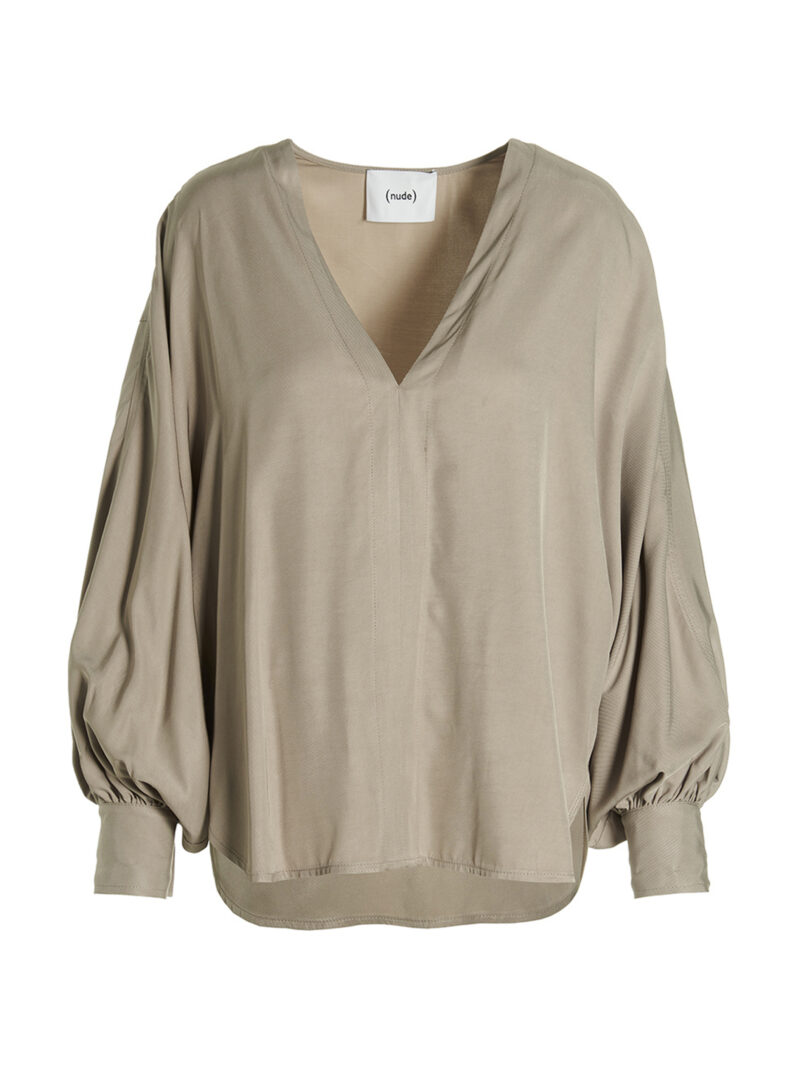 Oversize blouse NUDE Beige