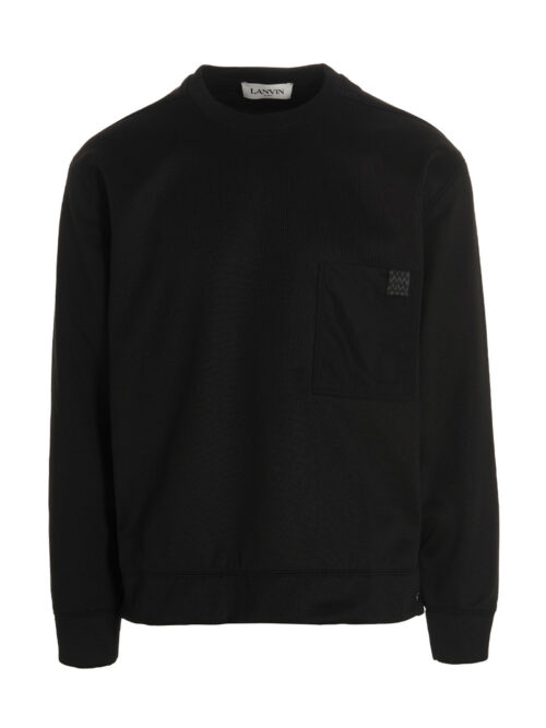 'Elevated’ sweatshirt LANVIN Black