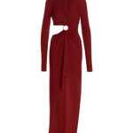 Cut-out long dress ALEXANDRE VAUTHIER Red