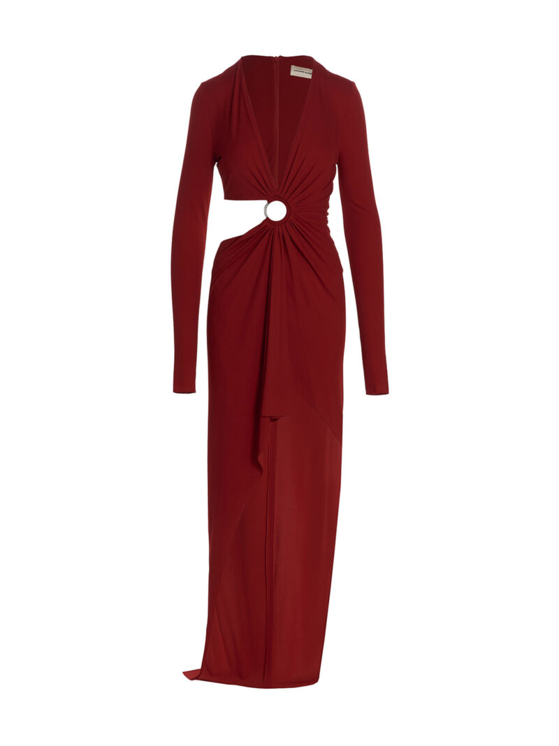 Cut-out long dress ALEXANDRE VAUTHIER Red