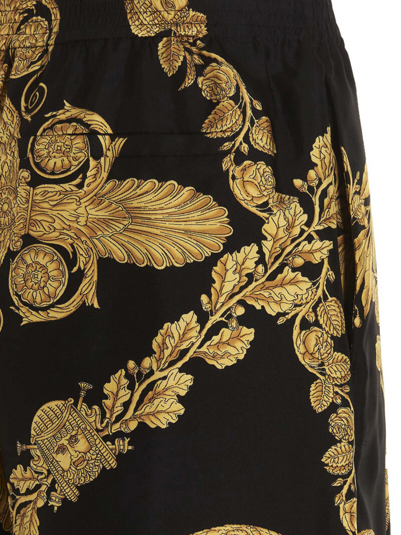 'Barocco' bermuda shorts 100% silk VERSACE Multicolor