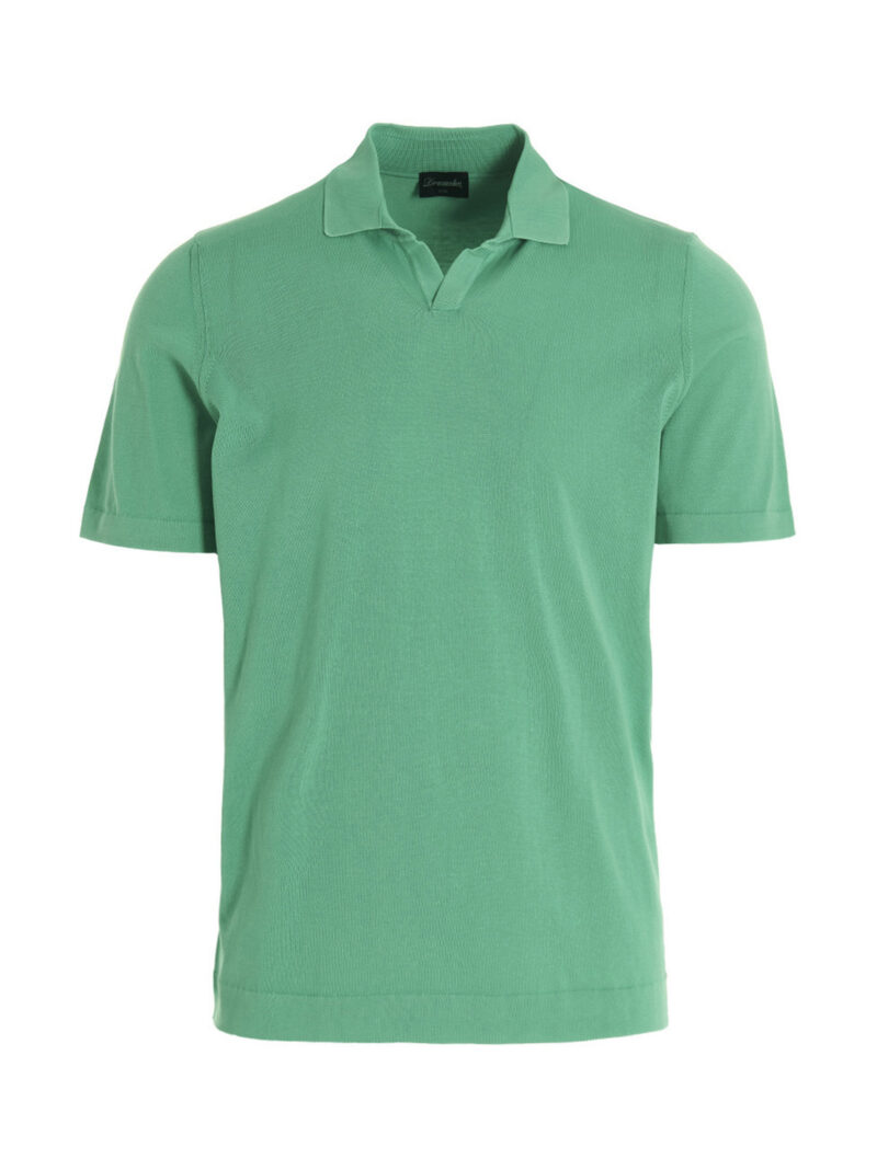 Frost cotton polo shirt DRUMOHR Green