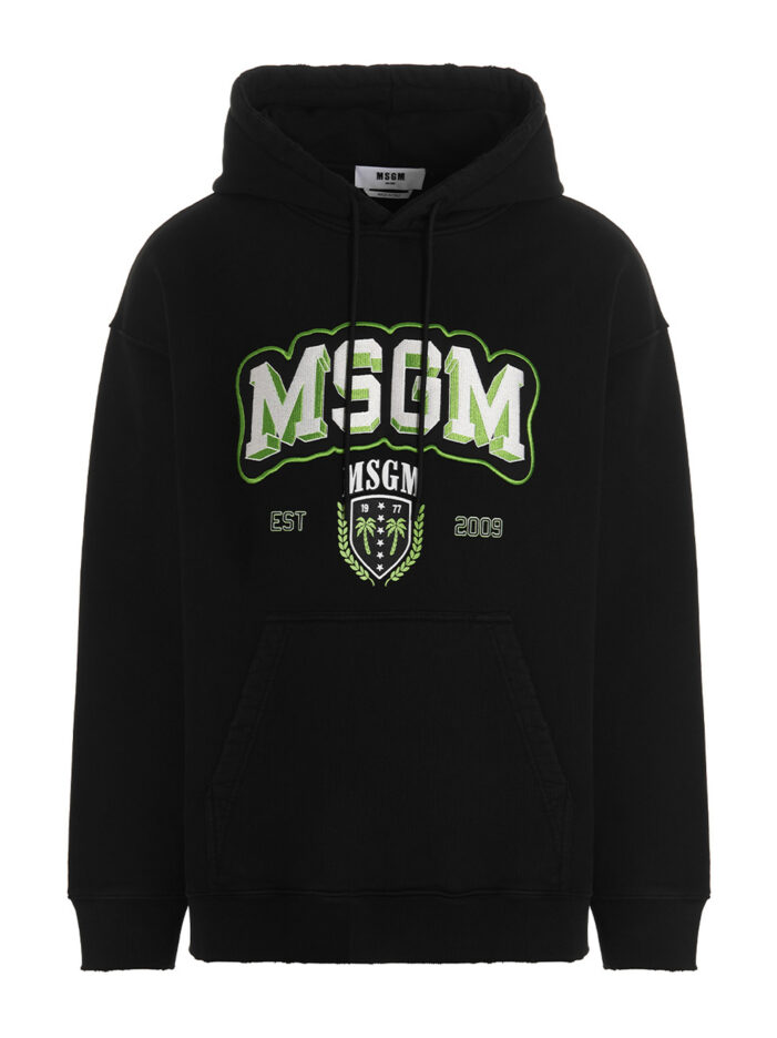'College' hoodie MSGM Black