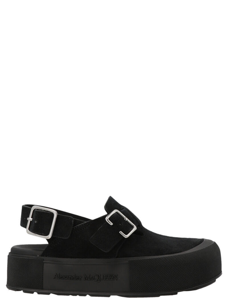 'Mount slick' sandals ALEXANDER MCQUEEN Black