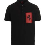 'Label Pocket' polo shirt FERRARI Black