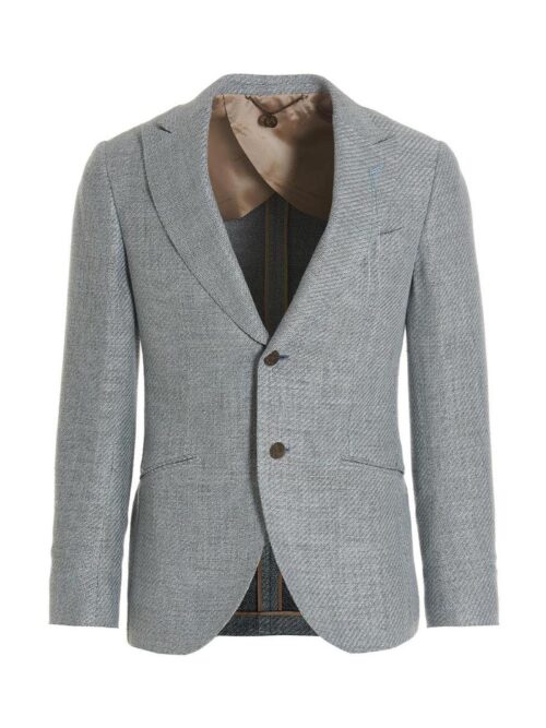 'Keanu' blazer jacket MAURIZIO MIRI Light Blue