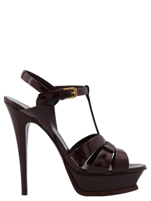 'Tribute' sandals SAINT LAURENT Bordeaux