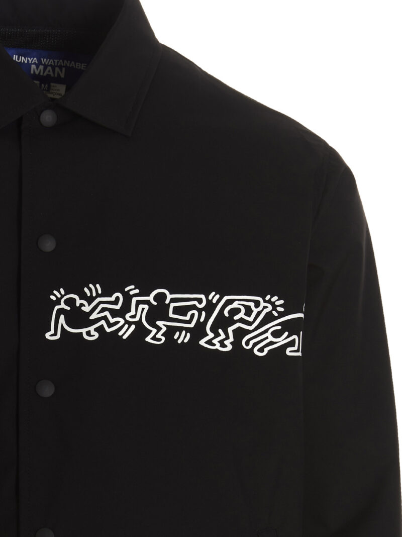 'Keith Haring' jacket 100% nylon JUNYA WATANABE Black