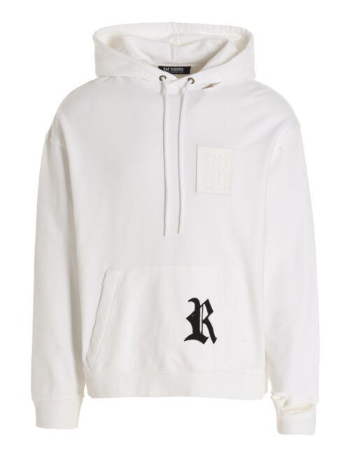 ‘R’ hoodie RAF SIMONS White