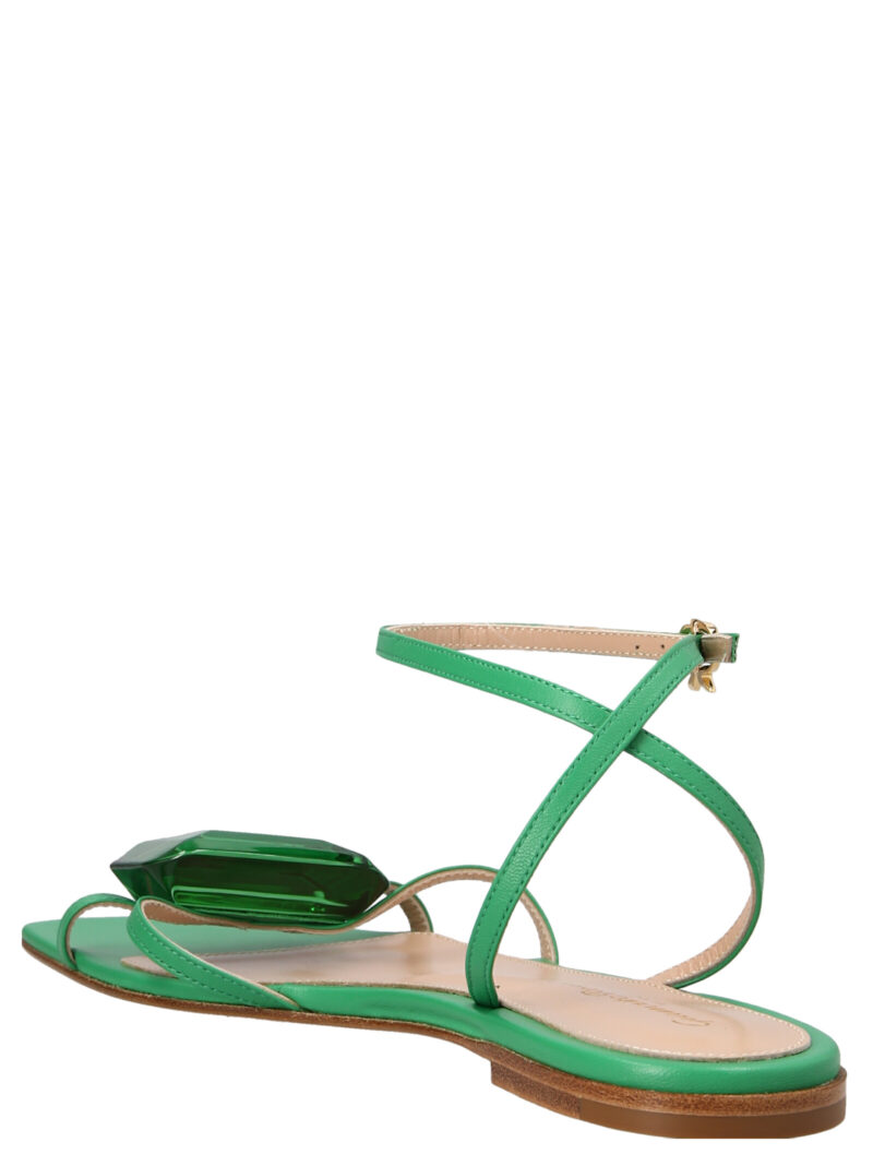 Jewel sandals G3227405CUONAPGREEN GIANVITO ROSSI Green