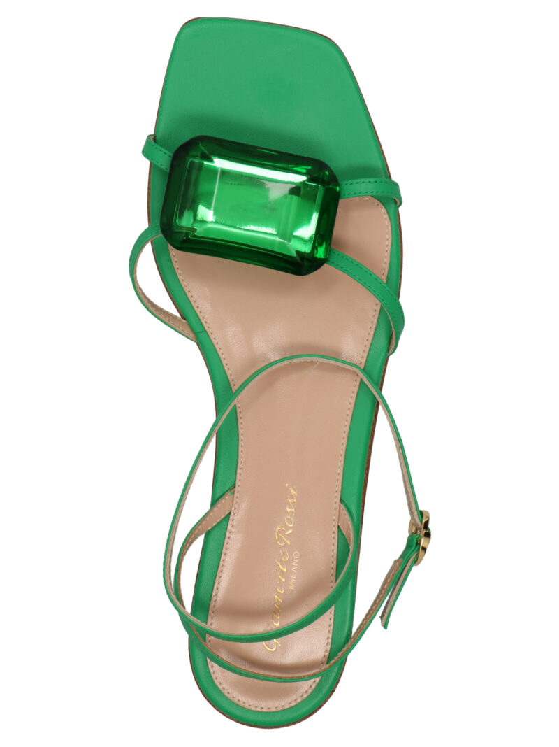 Jewel sandals Woman GIANVITO ROSSI Green