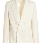 Wool double breast blazer jacket VALENTINO GARAVANI White