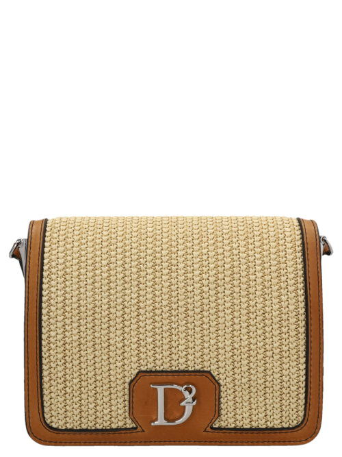 'Jungle Rafia' crossbody bag DSQUARED2 Beige