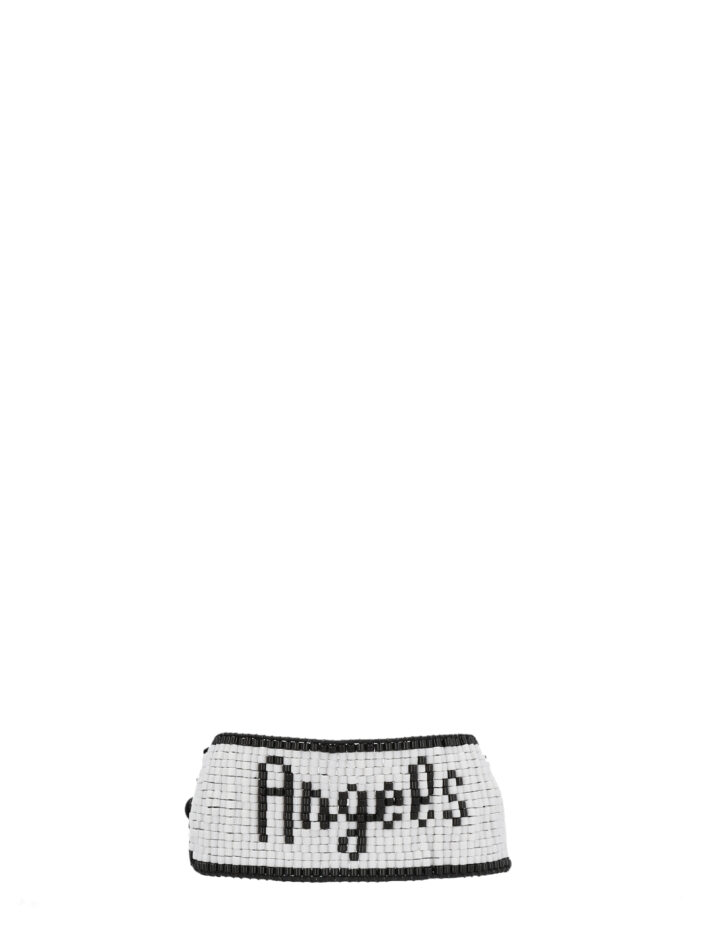 'Angel Beads' bracelet PALM ANGELS White/Black