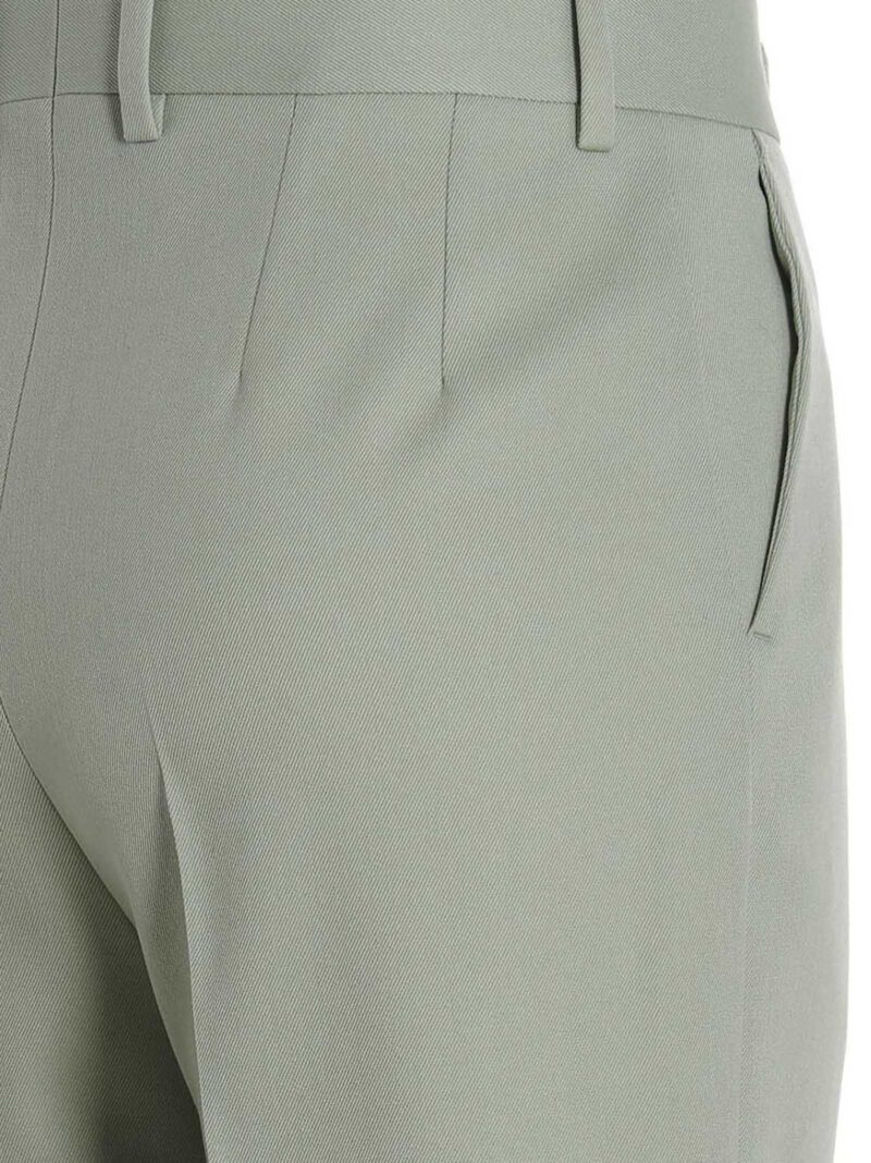 'Flared Tailored' pants 100% virgin wool LANVIN Green