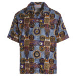 all-over print shirt BLUEMARBLE Multicolor