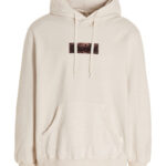 'Polyurethane Embroidery' hoodie DOUBLET White