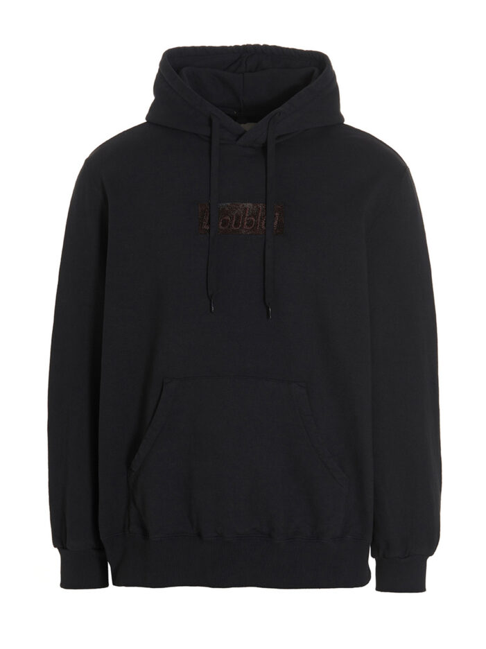 'Polyurethane Embroidery' hoodie DOUBLET Black