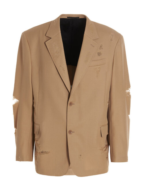 Blazer 'Destroyed Tailored' DOUBLET Beige