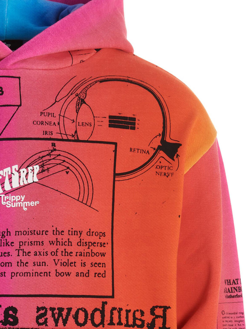 all-over print hoodie Man MSFTSREP Multicolor