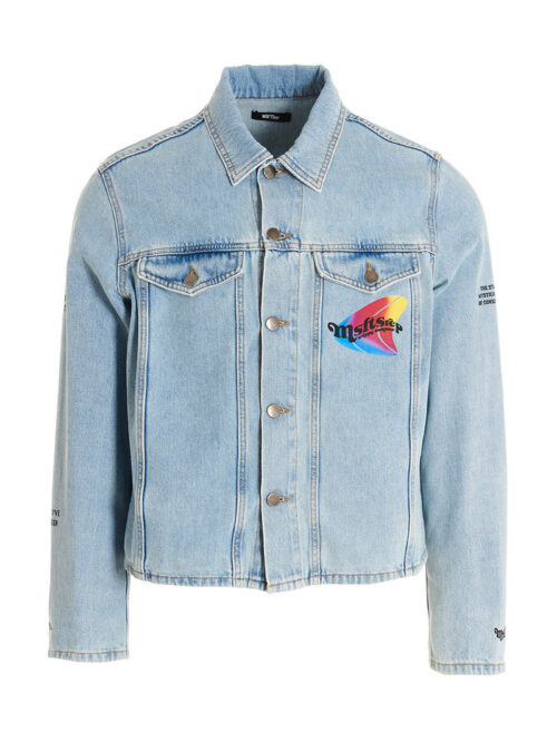 Logo denim jacket MSFTSREP Light Blue