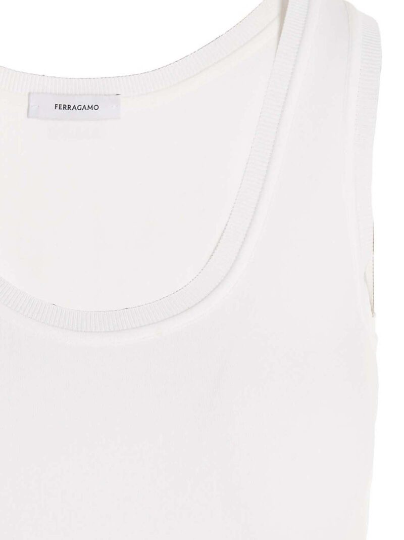 Basic tank top Woman FERRAGAMO White