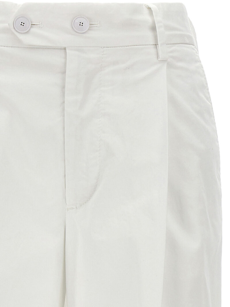 'Jon P' pants 97% cotton 3% elastane CELLAR DOOR White