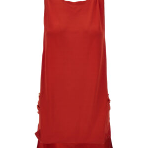 Dress with side slits MARNI Red
