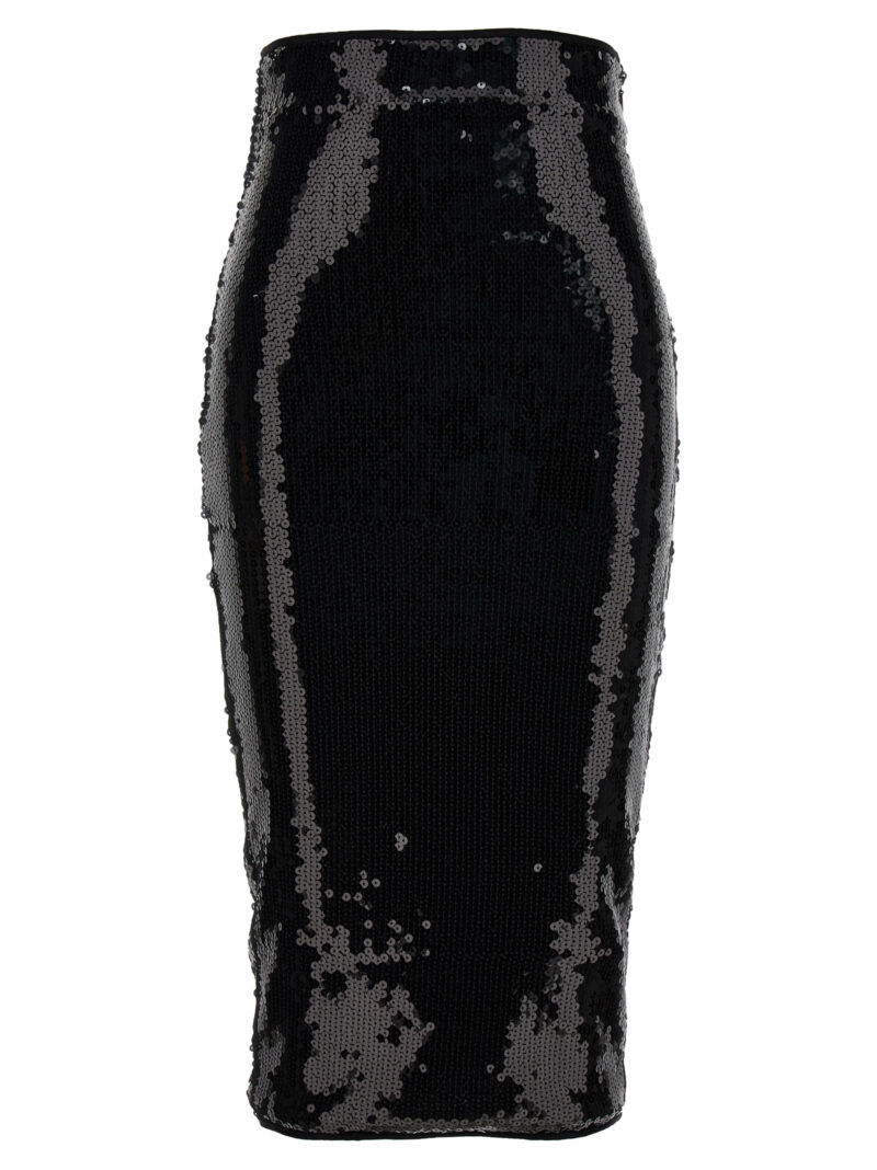 Mesh midi skirt ALEXANDRE VAUTHIER Black