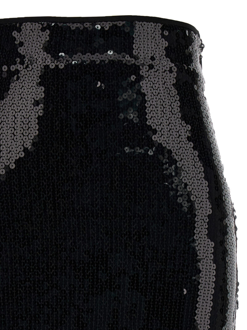 Mesh midi skirt Woman ALEXANDRE VAUTHIER Black