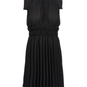 Pleated georgette dress LIU JO Black