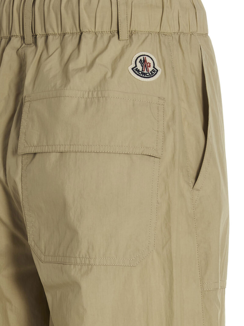 Cargo pants 66% cotton 34% polyamide MONCLER Beige