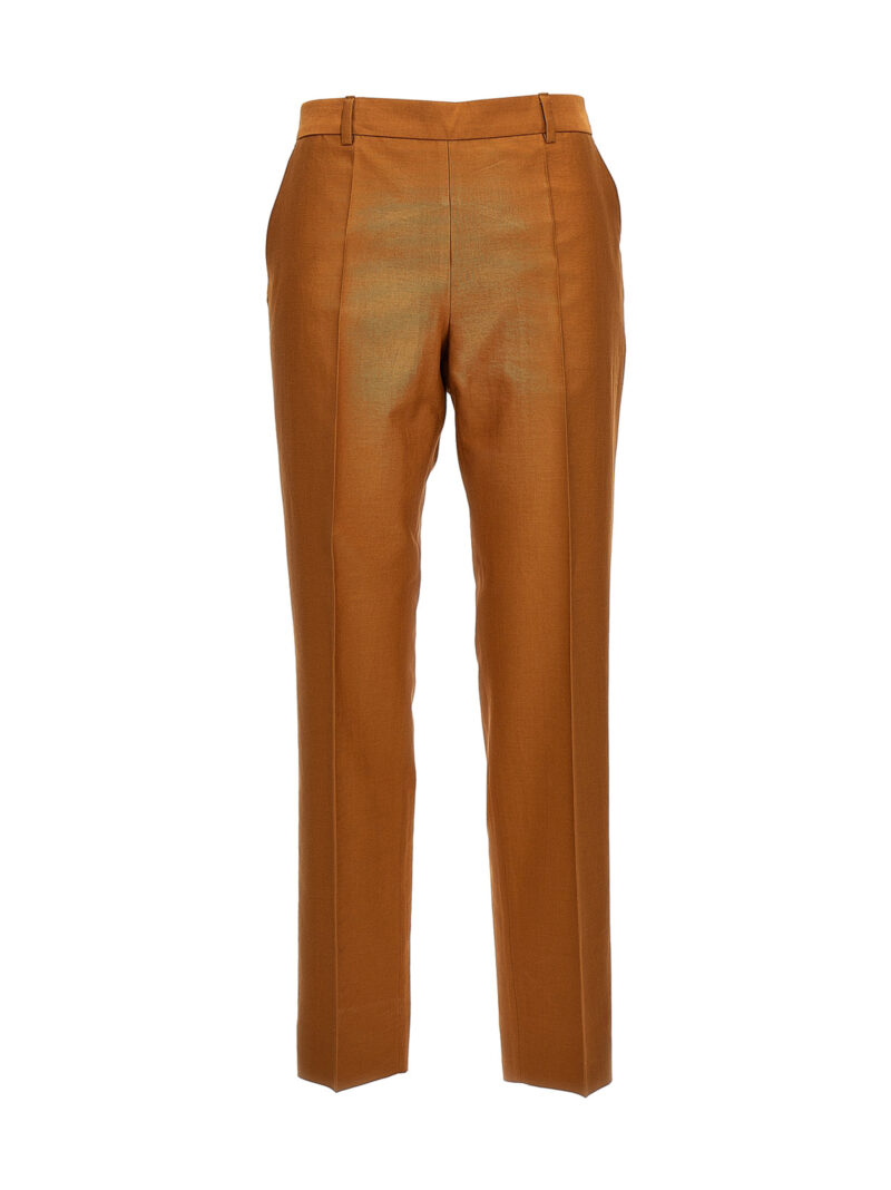 Half elastic pants ALBERTO BIANI Brown