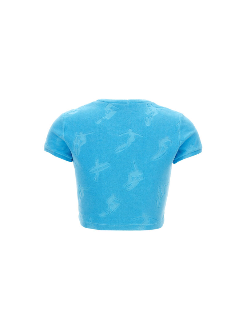 T-shirt cropped 'Surfer' S72GD0439S24527525 DSQUARED2 Light Blue