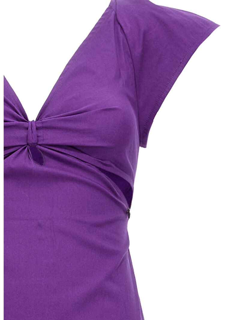 Knot dress Woman LIU JO Purple