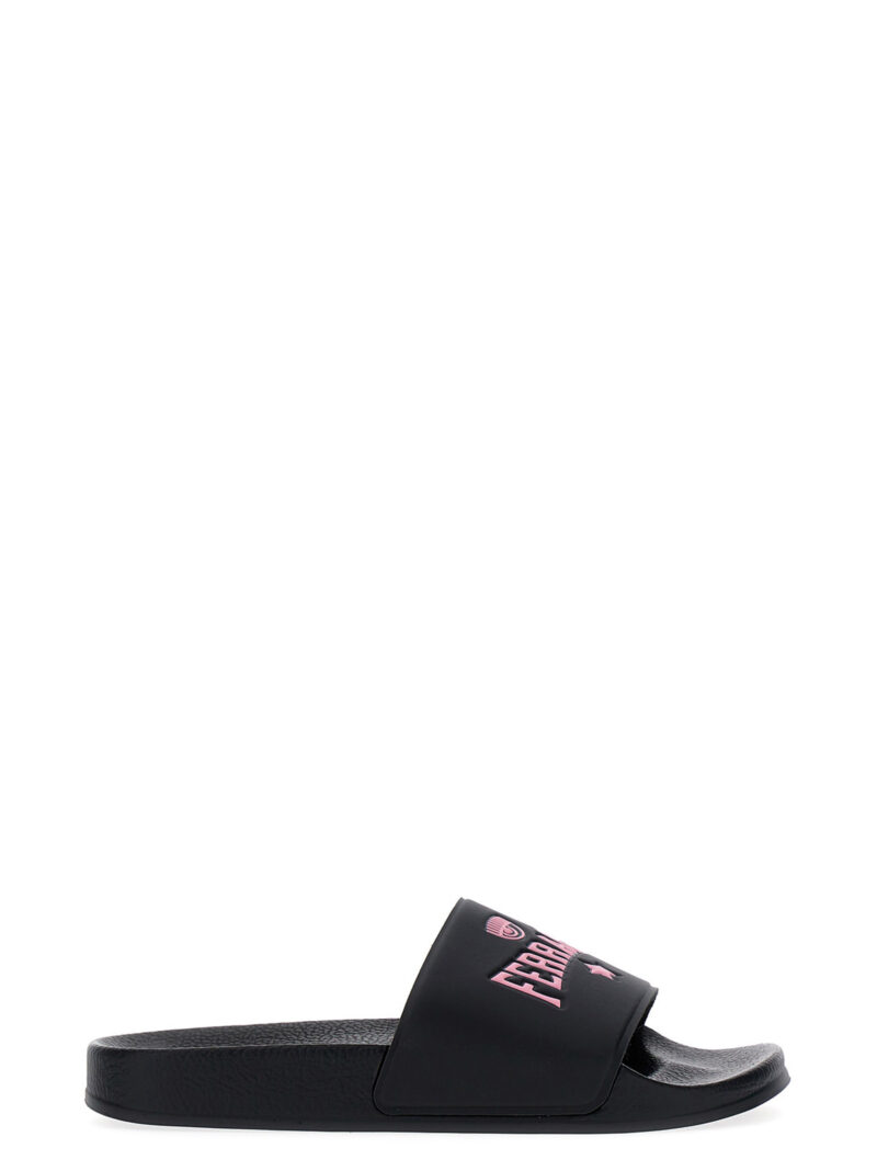 Logo slides CHIARA FERRAGNI BRAND Black