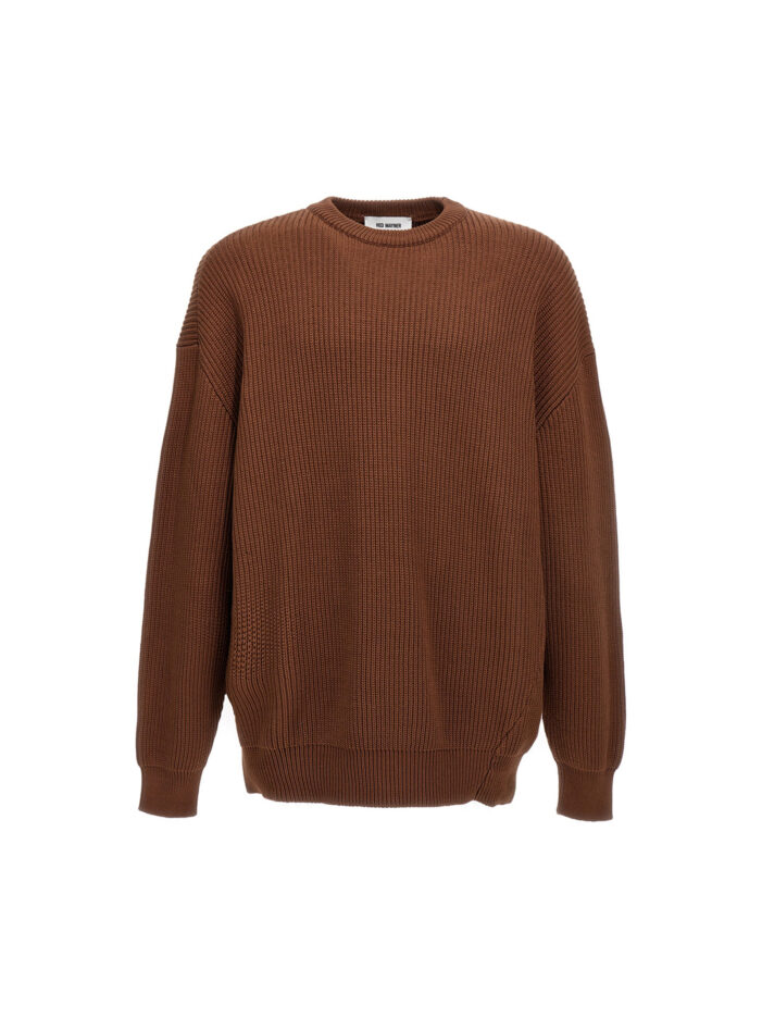 'Twisted' sweater HED MAYNER Brown