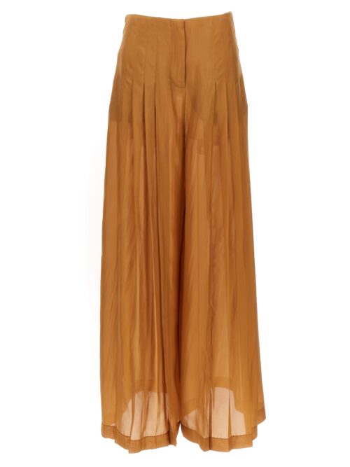 Pleated pants ALBERTA FERRETTI Brown