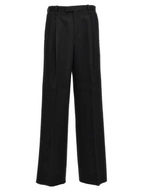 pants with front pleats LANVIN Black