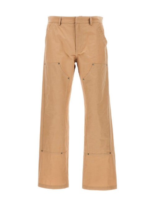 Nylon blend pants 424 Beige