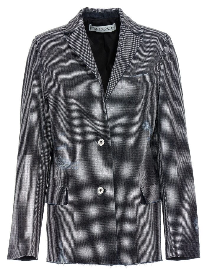 Used sequin denim blazer jacket J.W.ANDERSON Blue
