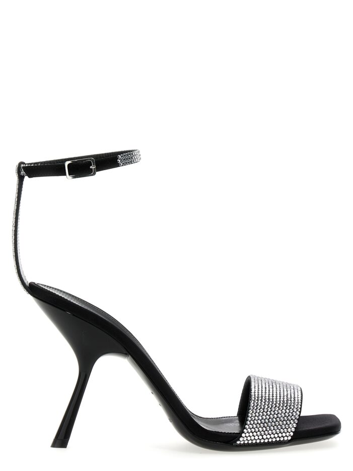 'Evangelie' Sandals by Mr. Patentie Rossi x Evangelie Smyrniotaki SERGIO ROSSI Black