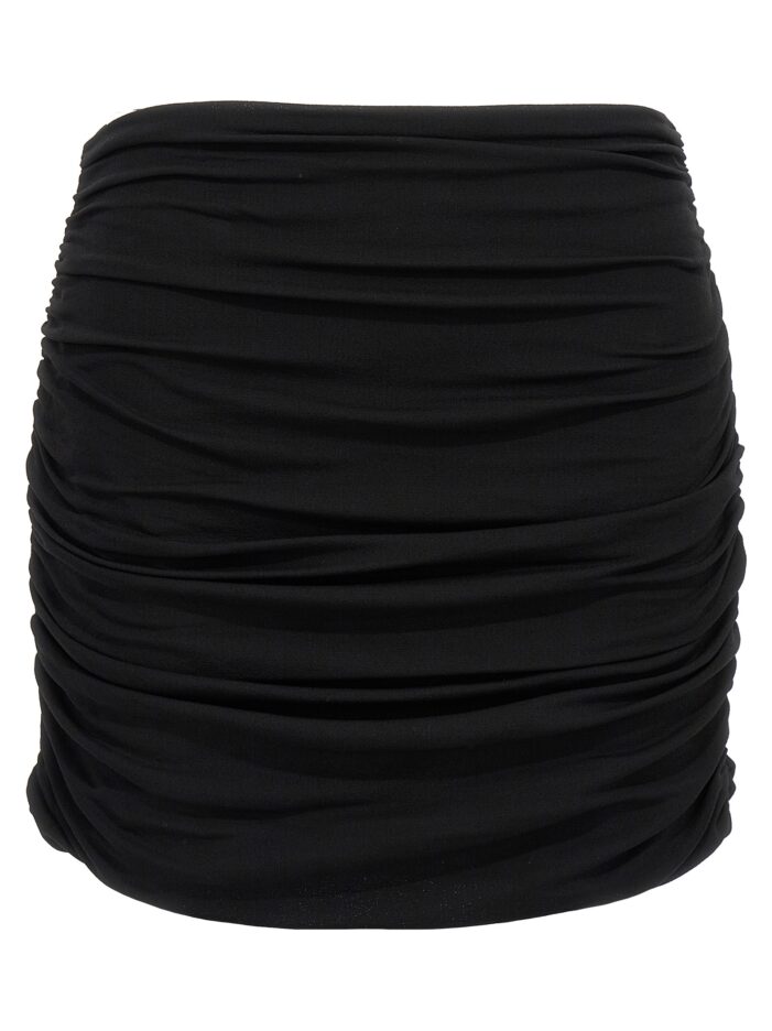 Draped skirt TORY BURCH Black