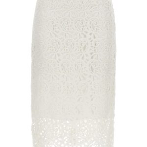 Lace skirt BURBERRY White