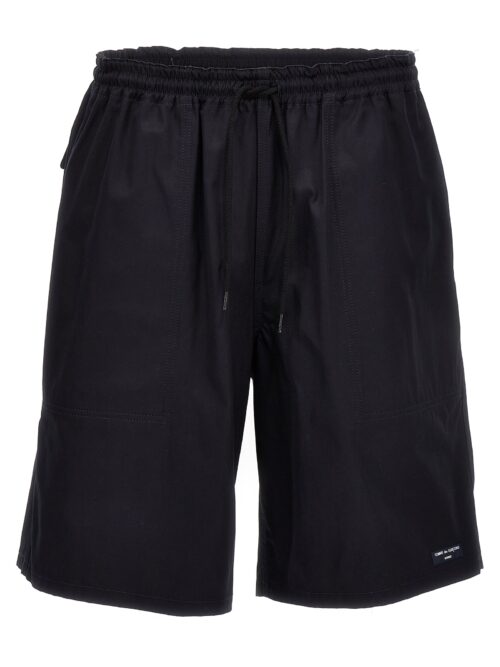 Logo cotton bermuda shorts COMME DES GARҪONS HOMME Blue