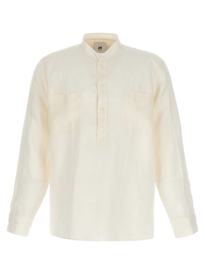 Linen shirt PT TORINO White