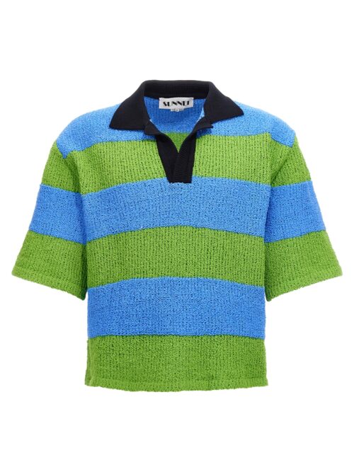 Striped knit polo shirt SUNNEI Multicolor